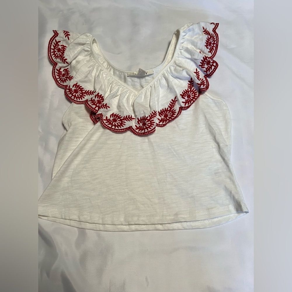 Francesca’s Ruffle Tank Top